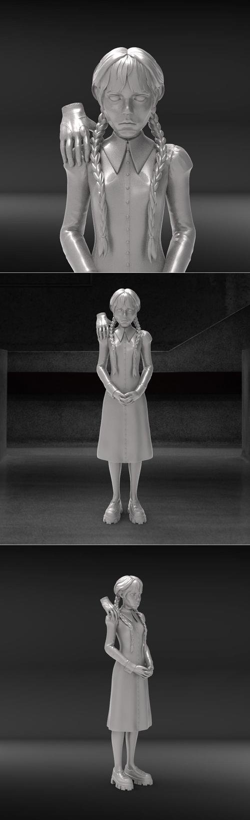 Wednesday Addams – 3D Print