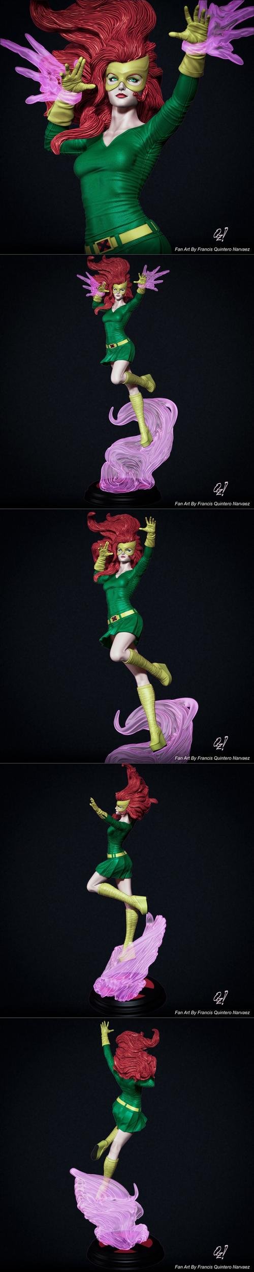 Jean Grey Marvel Girl – 3D Print