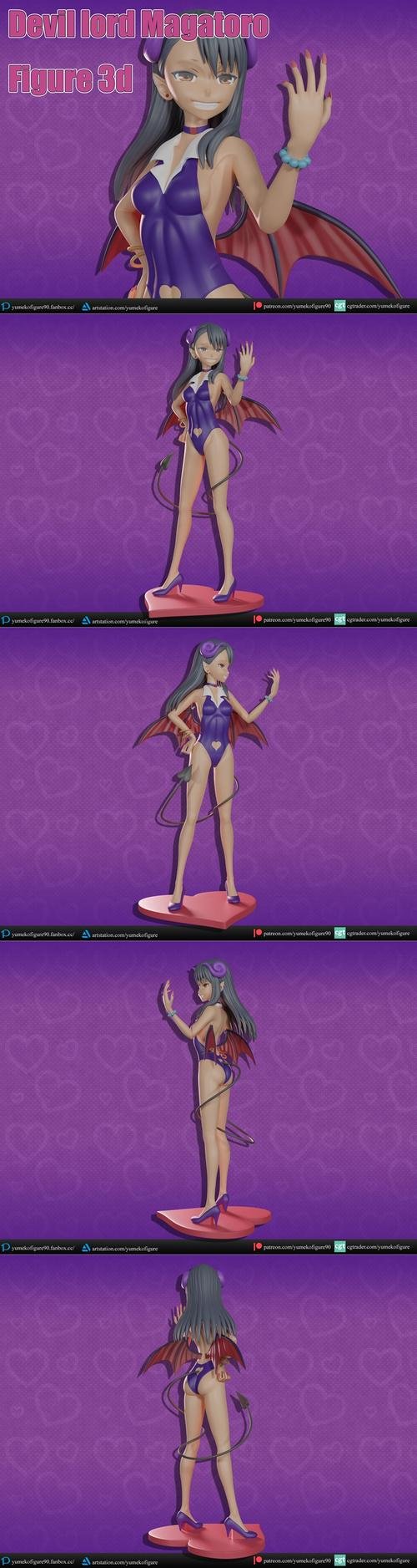 Devil lord Magatoro figure – 3D Print