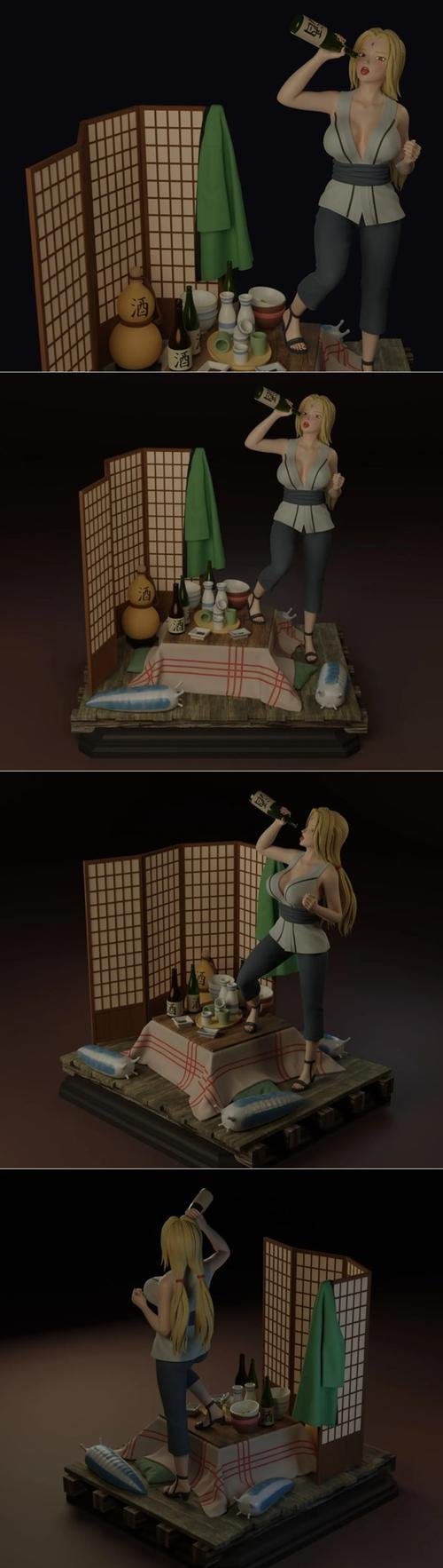 Naruto - Tsunade – 3D Print