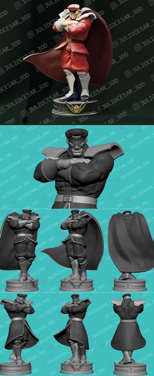 Street Fighter - M Bison Shadaloo dictator – 3D Print