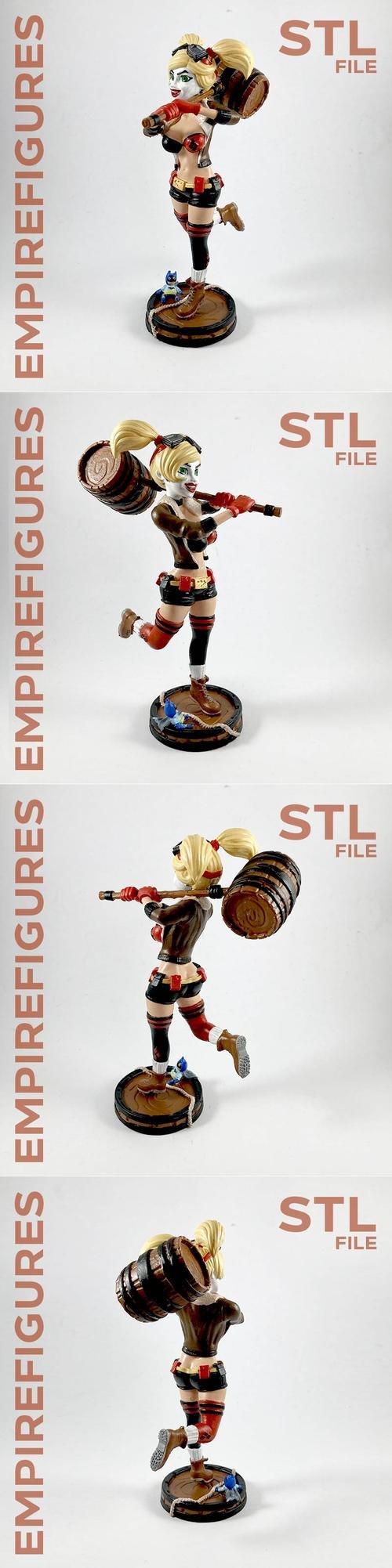 Sexy Harley Quinn Bombshell – 3D Print