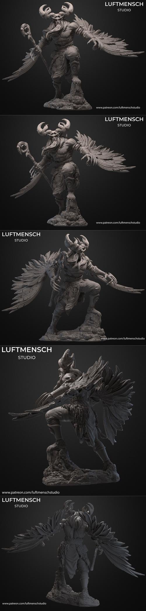 Malfurion Stormrage - Luftmensch Studio – 3D Print