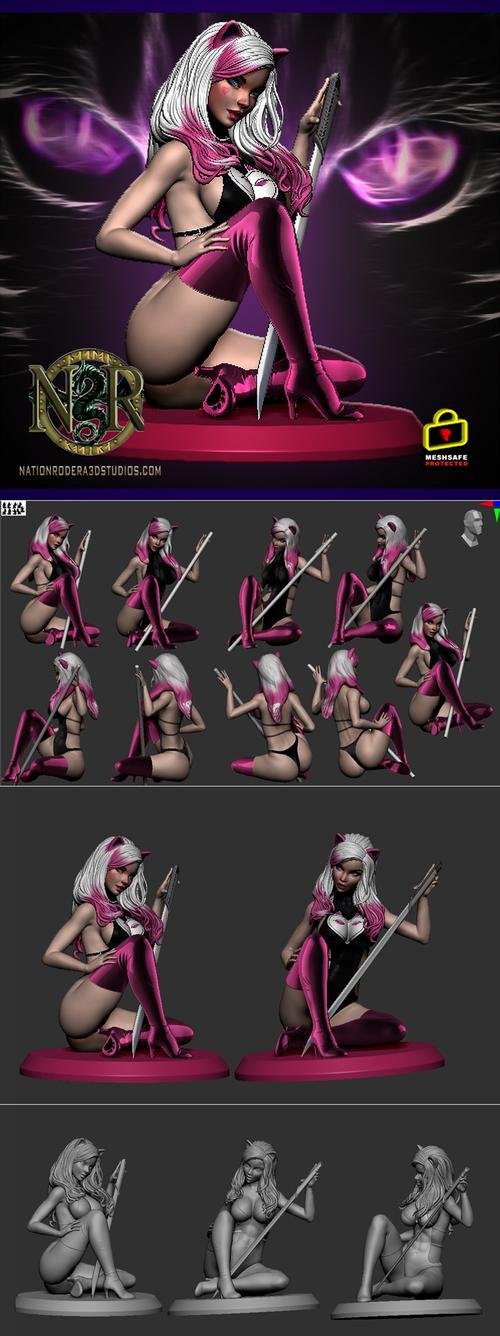 Sexy Miss Meow – 3D Print