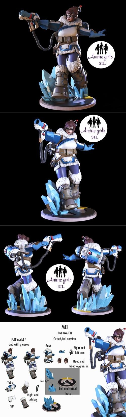 Mei - Overwatch – 3D Print