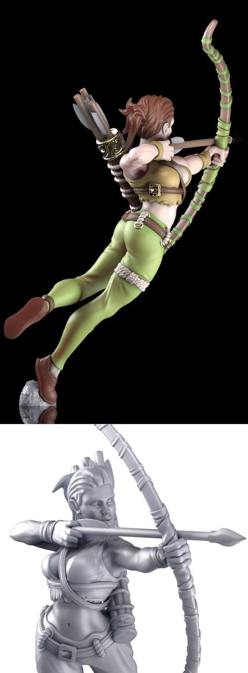 Linyah the Ranger – 3D Print