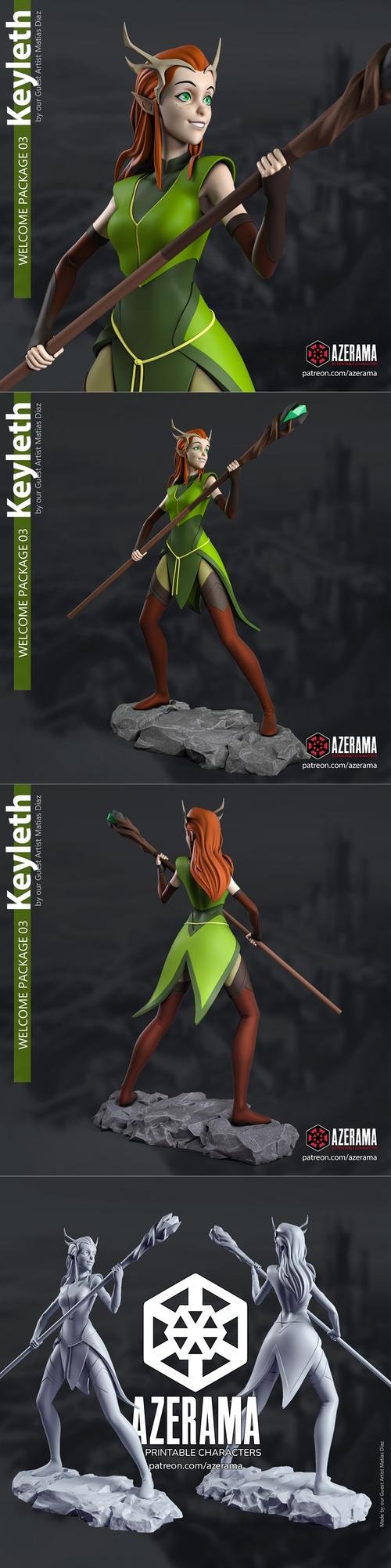 Keyleth from Vox Machina - Azerama – 3D Print