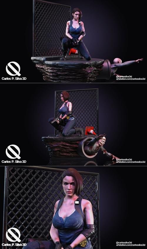 Jill Valentine - Resident Evil 3 – 3D Print