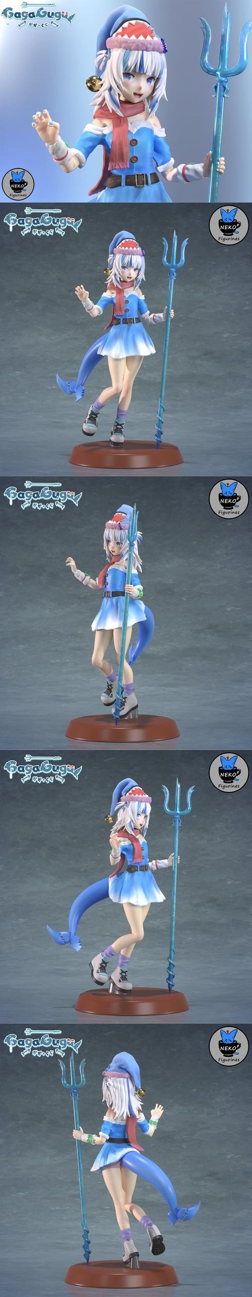 Gawr Gura Christmas (Hololive) – 3D Print