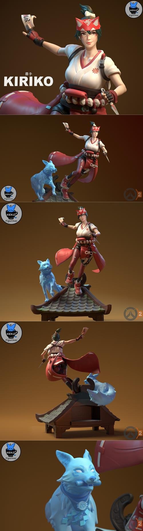 Kiriko (OverWatch 2) – 3D Print