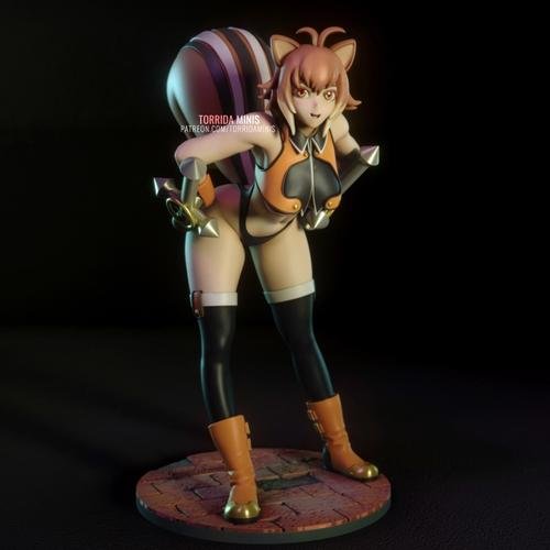 Makoto Nanaya BlazBlue - Torrida Minis – 3D Print