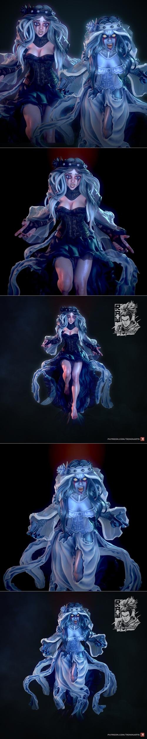 Valeria and Marina - La llorona – 3D Print