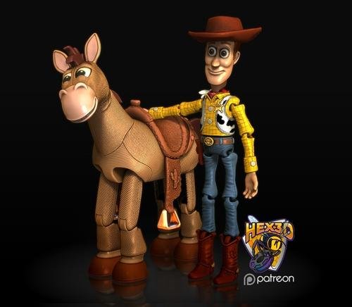Toy Story - Bullseye (Articulated) – 3D Print