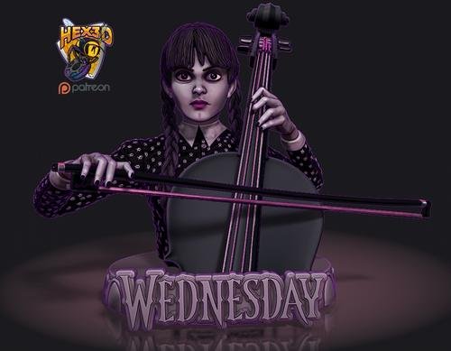 Hex3D - Wednesday V 1-2 – 3D Print