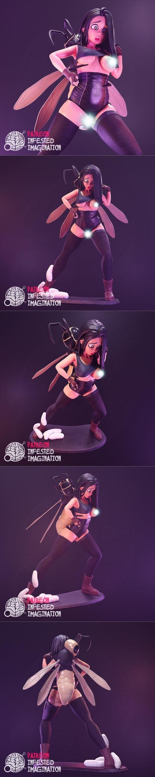 Wasp - Infested Imagination – 3D Print