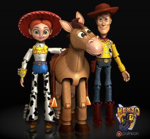 Toy Story - Jessie (Articulated) – 3D Print