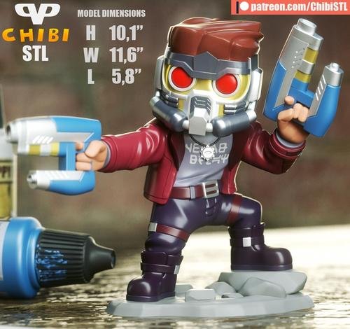 Star-Lord Chibi – 3D Print