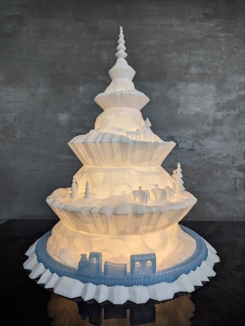 Christmas Tree Village – 3D Print