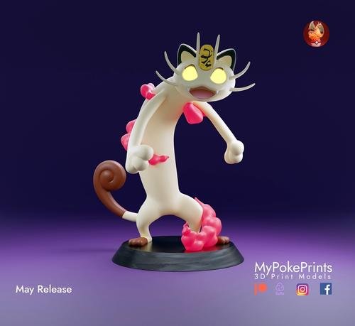 MyPokePrints - Meowth VMAX – 3D Print