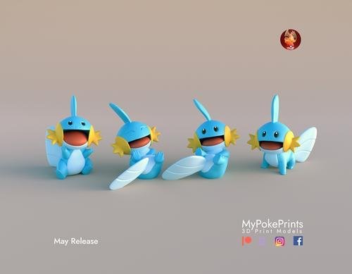 MyPokePrints - Mudkip – 3D Print