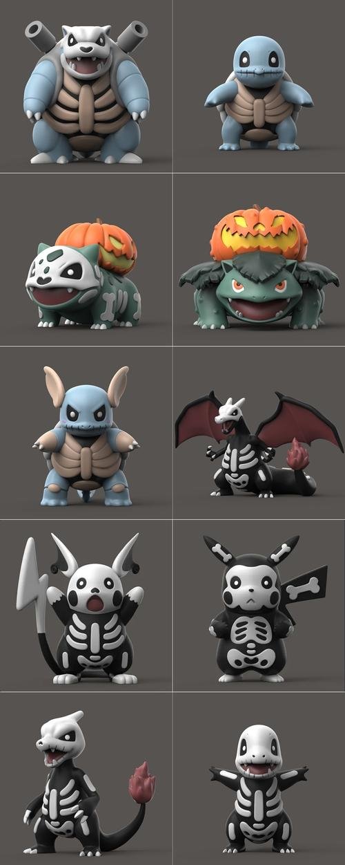 Scrazyone - Halloween Charizard Collection – 3D Print