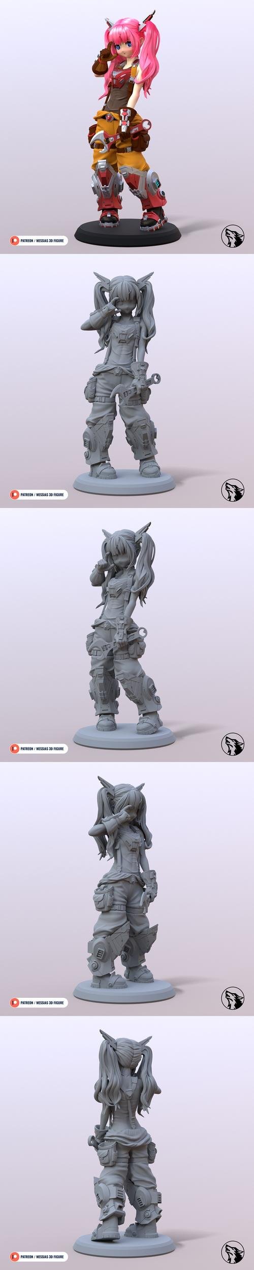 Mecha Girl – 3D Print