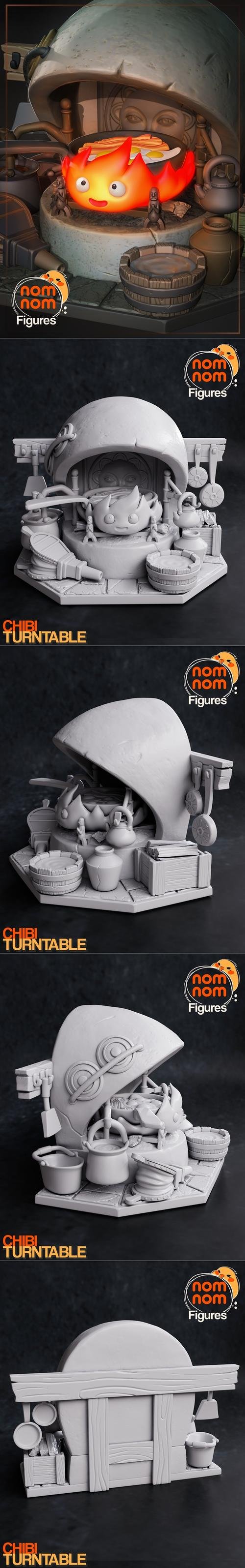 Chibi Calcifer - Howl s moving castle – 3D Print
