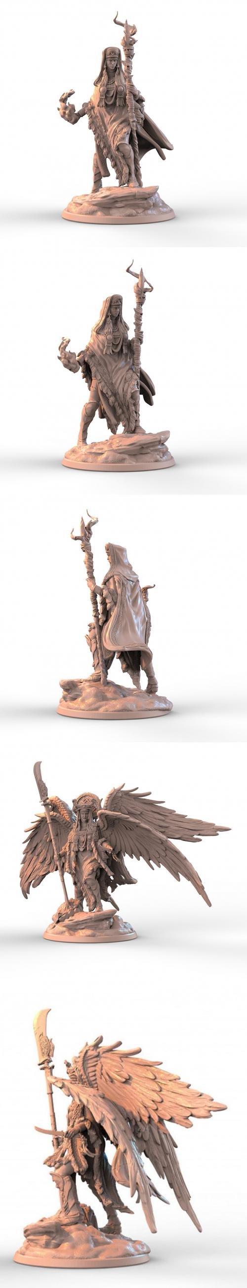 Alexei Konev - Alkonost and Mage – 3D Print
