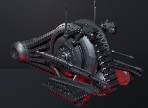 Droid Persuading Tank – 3D Print