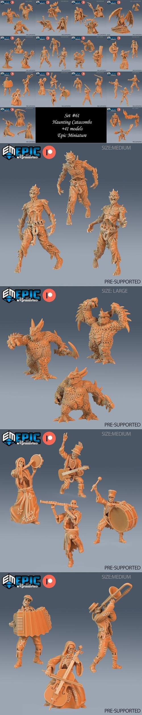 Epic Miniatures - Haunted Catacombs Set – 3D Print