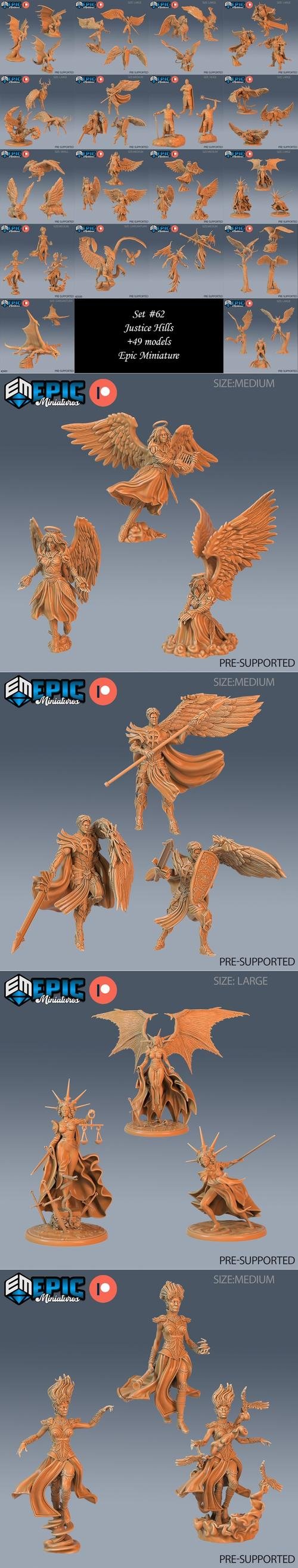 Epic Miniatures - Justice Hills Set – 3D Print