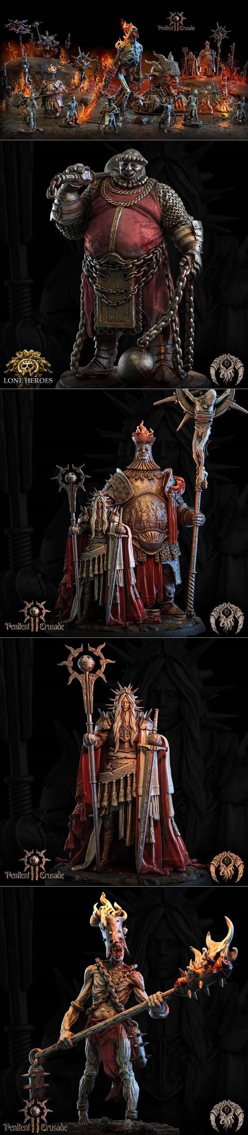 Bestiarum Miniatures - Penitent Crusade Part II December 2022 – 3D Print
