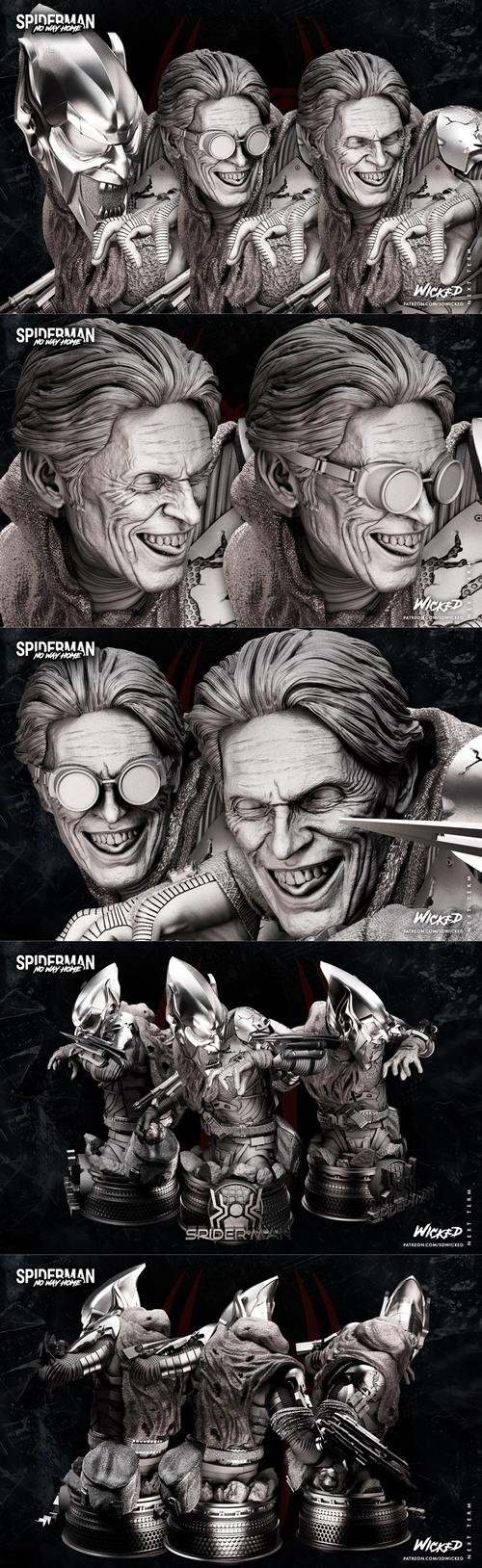 Wicked - Marvel Green Goblin Bust – 3D Print