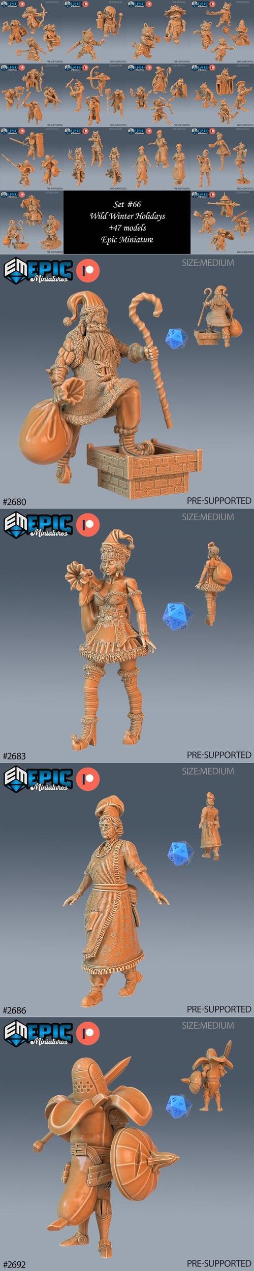 Epic Miniatures - Wild Winter Holidays – 3D Print