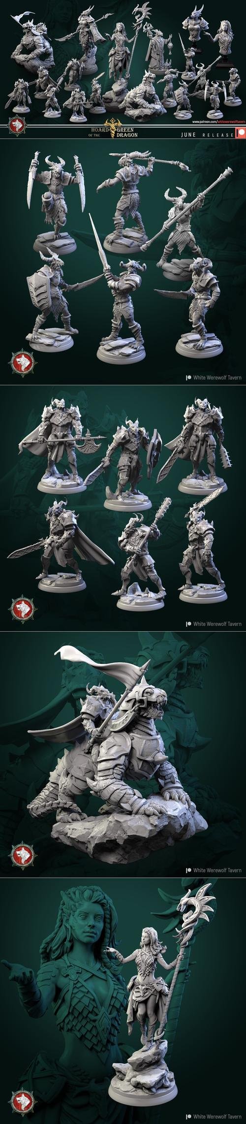 White Werewolf Tavern - Hoard of the Green – 3D Print